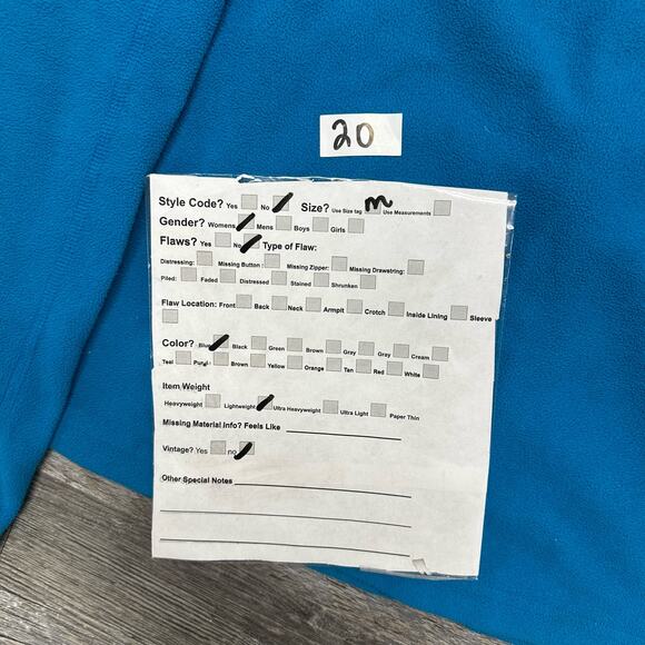 The North Face Jacket  Blue Womens M Full Zip Treadway Hybrid Future Fleece TNF - Picture 7 of 7